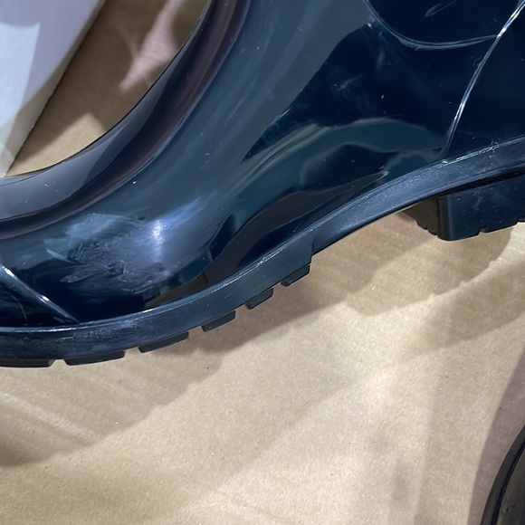 Ugg Sienna Rubber Rain Boots Black Pull On Women’s Size US 6 - Picture 9 of 10